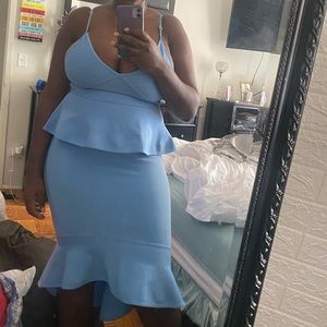 High low bandage dress